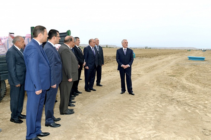 Closed irrigation system launched in Kangarli, Nakhchivan 